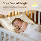 MR&HM Breathable Toddler Pillowcase 13"x18" Travel Pillow Case Set of 2 - Image 5