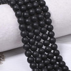 6mm Matte Black Onyx Bead, 15-Inch Matte Round Loose Stone Beads - Image 5