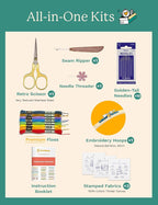 Bradove Beginner Embroidery Kit - Image 5