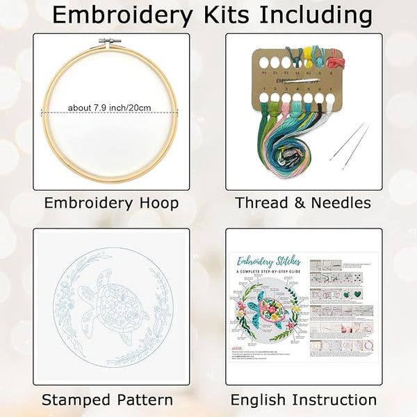Louise Maelys Sea Turtle Embroidery Kit - Image 2