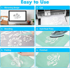 White HTV Heat Transfer Vinyl Bundle 16 Pack 12" x 10" HTV Vinyl Sheets T-Shirt - Image 8
