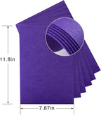 HaoFeiJH Purple Felt Fabric Sheets - Image 2