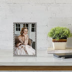 Lawrence Frames Metal Frame, Rope Design, Brushed Nickel - Image 3