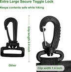 Mesh Foraging Bags with Clip, 4 Pack Drawstring & Toggle Closure Foraging Pouch - Image 3