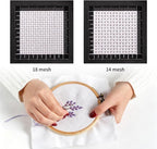 14 Mesh Needlepoint Canvas, Cross Stitch, Knit Crochet DIY Craft Projects - Image 5