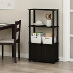 Furinno GO GREEN Storage Shelves, 4-Tier Book Shelf, Display Shelf - Image 4