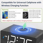 DreamSky Wooden Digital Alarm Clock - Image 4