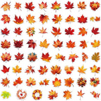 Fall Maple Leaf Stickers, Waterproof PET Vinyl Decals - Image 6