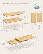SONGMICS Cabinet Organizer Shelf, Kitchen Storage, Spice Rack, Expandable - Image 6
