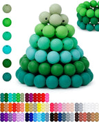 160PCS FIVEIZERO 12mm Silicone Beads by FIVEIZERO