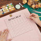 BENECREAT Acrylic Quilting Template Ruler, Tie Blanket Ruler Template, - Image 3