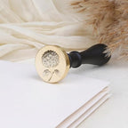 UNIQOOO 3D Embossed Relief Hydrangea Flowers Wax Seal Stamp - Image 4