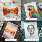 128 Sheets Watercolor Paper Pad - Image 4