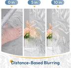 rabbitgoo Frosted Glass Window Privacy Film, Wave Pattern, 17.5" x 157.4" | - Image 7