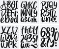 Outus 576 Pcs 8 Sheets Letters Stickers Vinyl Alphabet Number Decals Back to by Outus