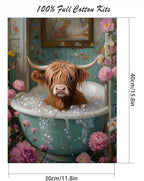 Highland Cow Stamped Cross Stitch Kits - Image 4