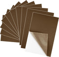 10PCS Brown Self Adhesive Felt Fabric Sheets Sticky Felt Sheets by Bringsparkletoeverydaylife