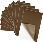 10PCS Brown Self Adhesive Felt Fabric Sheets Sticky Felt Sheets by Bringsparkletoeverydaylife
