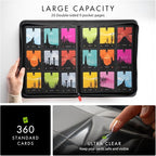 Vault X 9 Pocket Zip Binder, 360 Cards, Exo-Tec Material, 20 Side-Loading Pages - Image 4