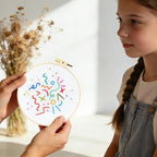 Beginners Embroidery Stitch Practice Kits, Easy Hand Embroidery Starters Kit - Image 3