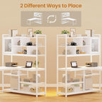 SEDETA L Shaped Computer Desk, L Shaped Corner Desk - Image 6