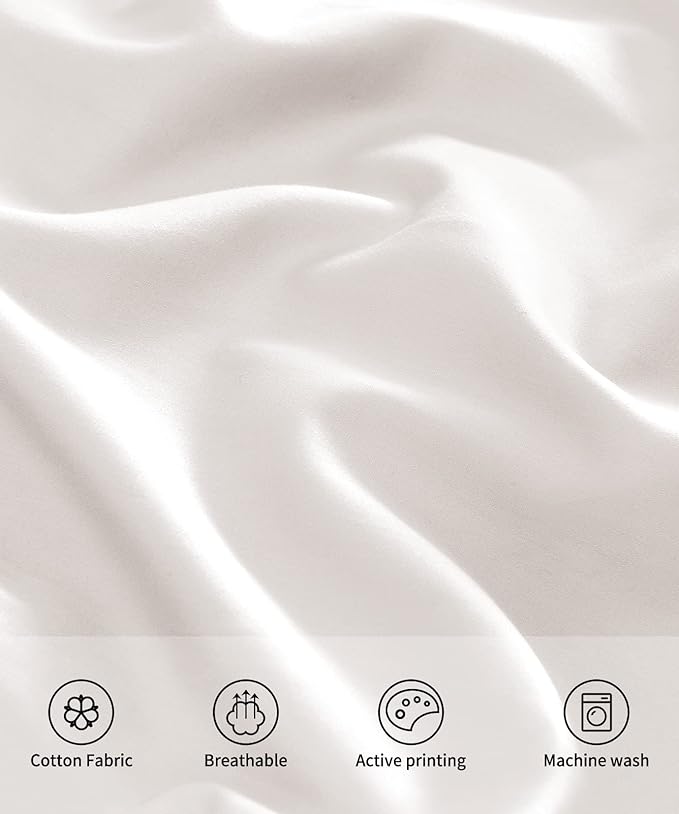 Warmstar Cotton Body Pillow Cover 1 Pack, 600 Thread Count Body Pillow case - Image 3