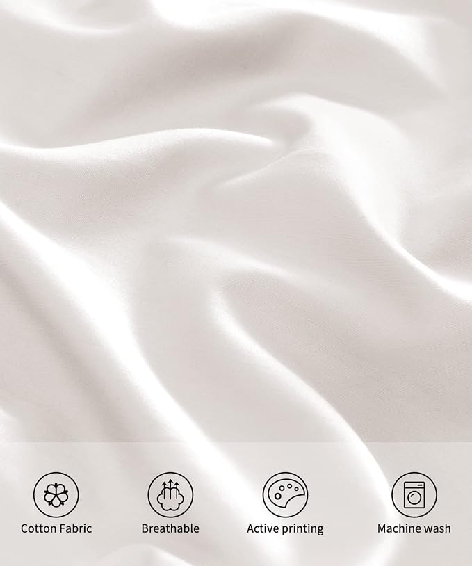 Warmstar Cotton Pillow Cases Standard Size Set of 2, 600 Thread Count - Image 3