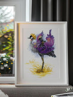 RIOLIS - Crowned Crane 2212, Cross Stitch Kits 7" x9½, Cross Stitch Kits - Image 7