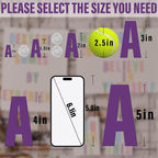 Letter Stickers, Mailbox Numbers, 1.5 Inch Waterproof Vinyl Alphabet | 1 1/2 - Image 6