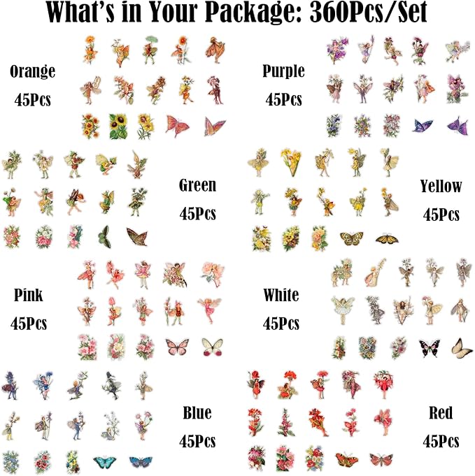 Vintage Fairy Stickers for for Journaling - Image 2