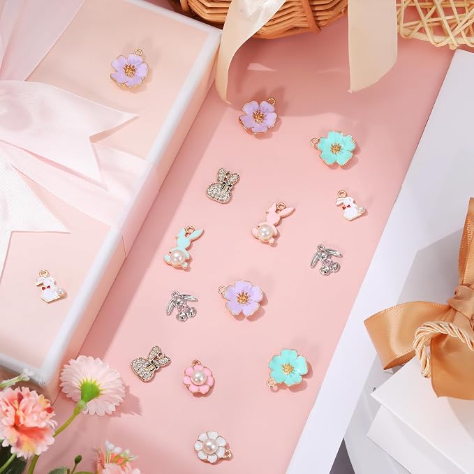 Landical 50 Pcs Easter Cute Charms - Image 4