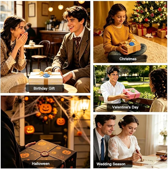 Wax Seal Stick, 15 Pieces Glue Gun Wax Seal Sticks - Image 7