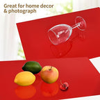 Lesnlok 8 x 8 Red Acrylic Sheets 1/8 inch Thick 3mm 2 Pieces Cast Plexiglass - Image 4