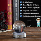 IFOLAINA 3D Solar System Crystal Ball Model Gift Space Astronomy Gift | Planets - Image 2