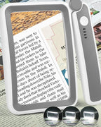 AKKYCVS Magnifying Glass with Light, Rechargeable 5X Large Page Magnifier by AKKYCVS