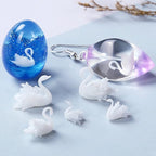 Woohome 14 PCS 3D Jewelry Making Supplies Resin Mould Filler, Mini Swan - Image 6