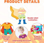 48Pcs Super Themed Cutouts Bulletin Board Decorations Hero Theme Paper Cut Outs - Image 3