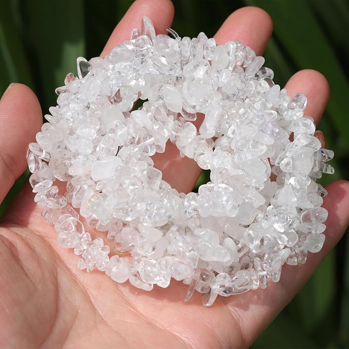 400pcs Natural Chip Stone Beads - Image 9