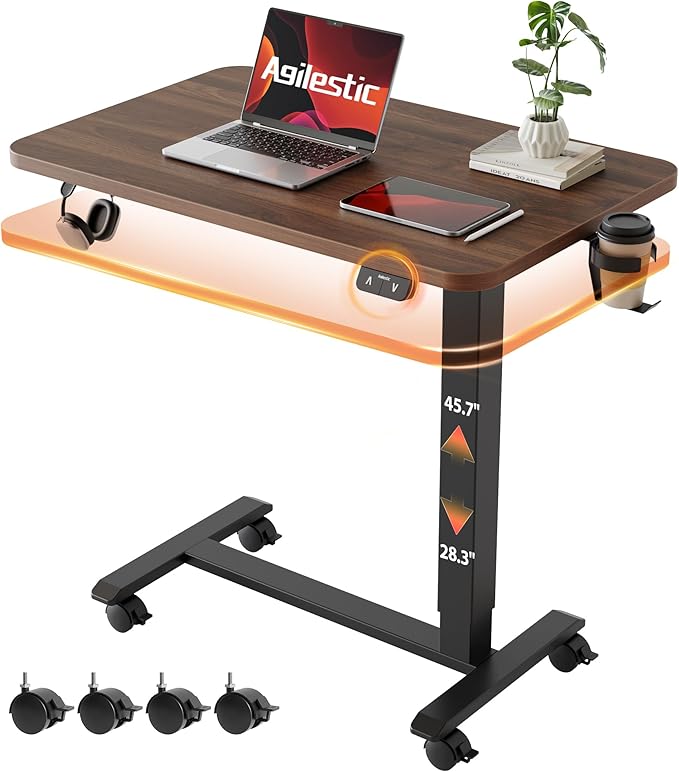 Agilestic Electric Standing Desk, 26 x 16 Inches Height Adjustable Desk by Agilestic