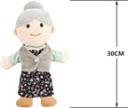 Family Hand Puppets for Kids, Includes Grandpa, Birthday Gifts - Image 2