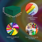 FabricLA Acrylic Felt Sheets for Crafts - Image 3