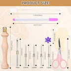 Cheloment 4 Set Punch Needle Kit - Image 3