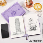 EMSHOI Blank Journal Notebook, 320 Pages, A5 Size | Leather Hardcover, 100 GSM - Image 5