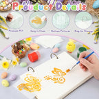 Marspark 66 Pcs Small Stencils for Crafts Reusable 3 Inch Stencils for Painting - Image 5