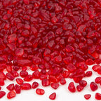 Sea Glass Stones for Crafts About 2.75LB Red Glass Pebbles Gemstones Bulk for by QEQEKAKA