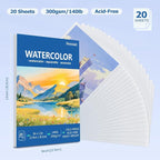 Pacocoast Watercolor Paper Pads, 20 Sheets. Perfect - Image 2
