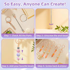 28 Pcs Beadable Keychain Bars - Image 5