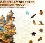 Gifts for Women Men Magic Lamp World Puzzles Adults Gift Wooden 135 Pieces 11.4 - Image 3