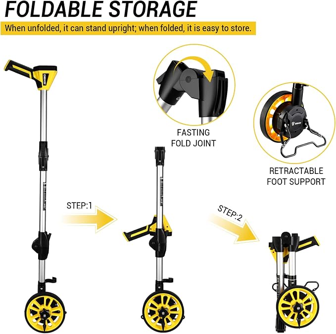 Measuring Wheel: DEKOPRO 6 Inch Digital Measuring Wheels, 4V Measure Wheel in - Image 4