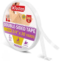 XFasten Clear Double Sided Sticky Tape, 3/4-Inch x 30-Yards, Single Roll Ideal by XFasten